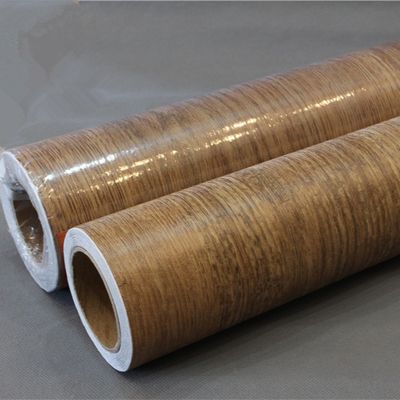 122cm*50m Φύλλα PVC από κόκκους ξύλου με ακρυλική πρόσφυση ευαίσθητη στην πίεση