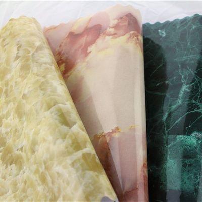Υψηλή γυαλιστερή μαρμάρινη ταινία PVC για κουζίνα